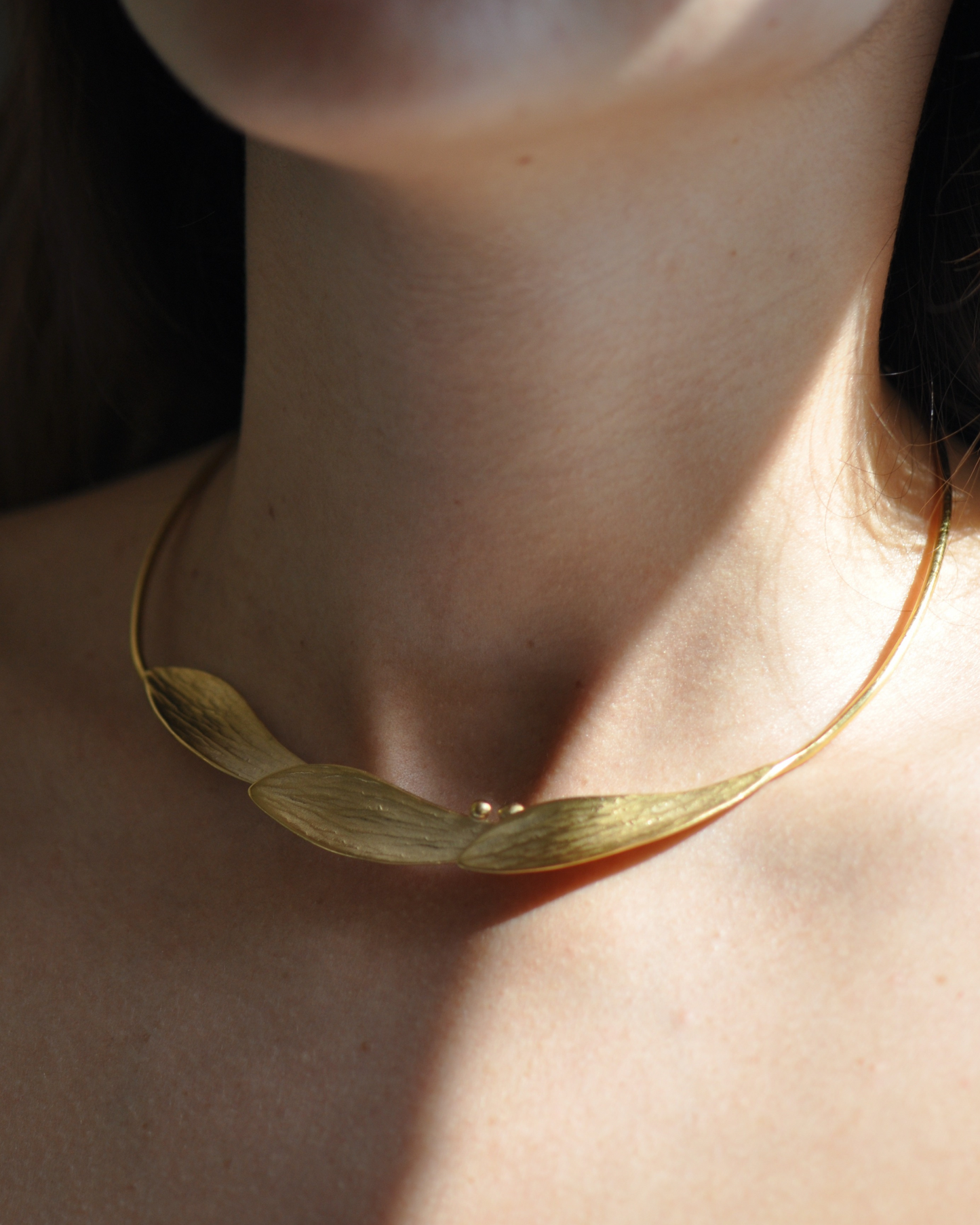 Ginkgo Olive Leaves Necklace