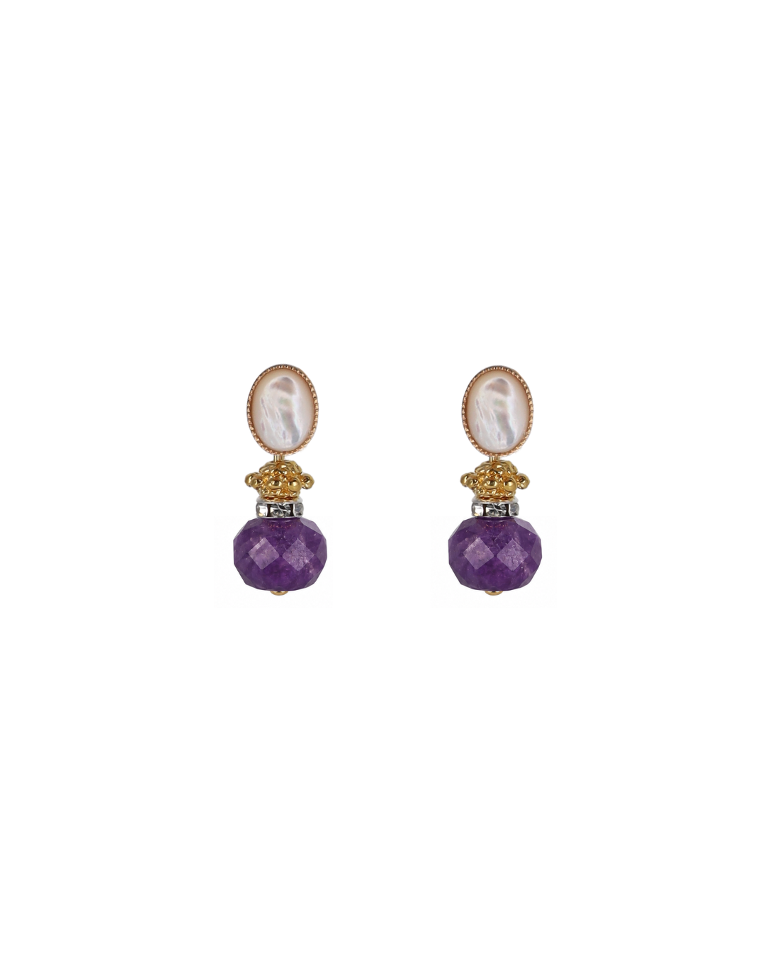 Mini Mauve Earrings
