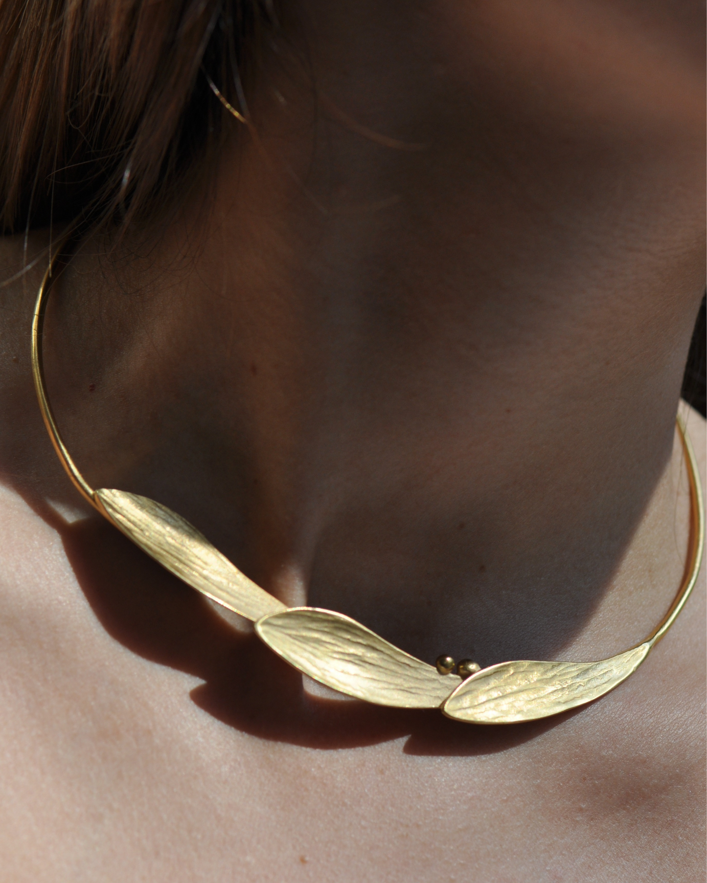 Ginkgo Olive Leaves Necklace