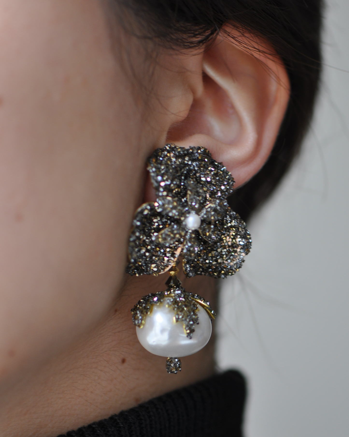 Colette Earrings with Pearl