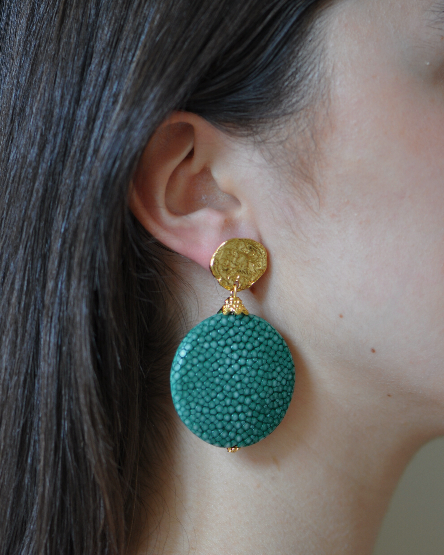 Isla Shagreen Earrings