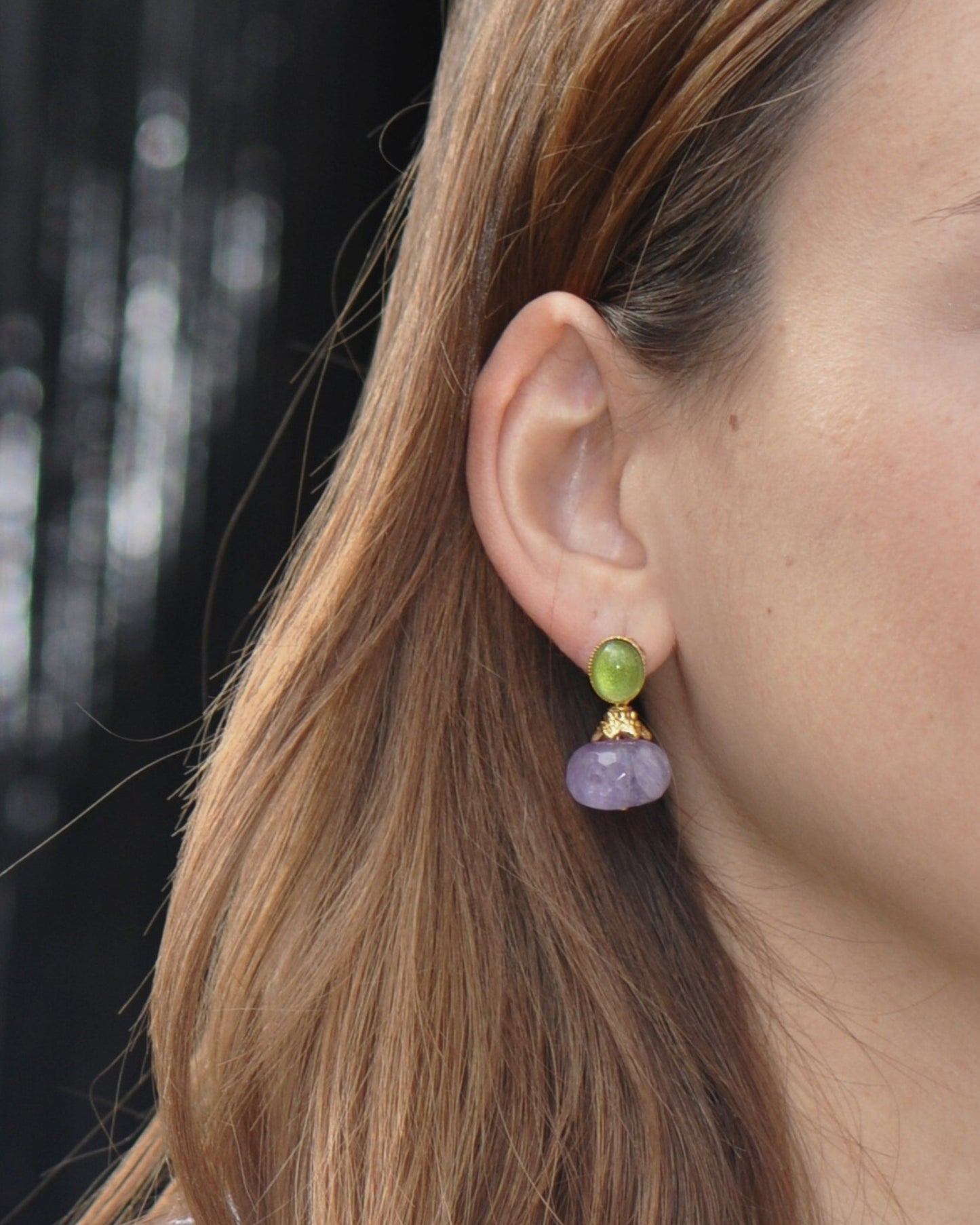 Milly Mauve Earrings
