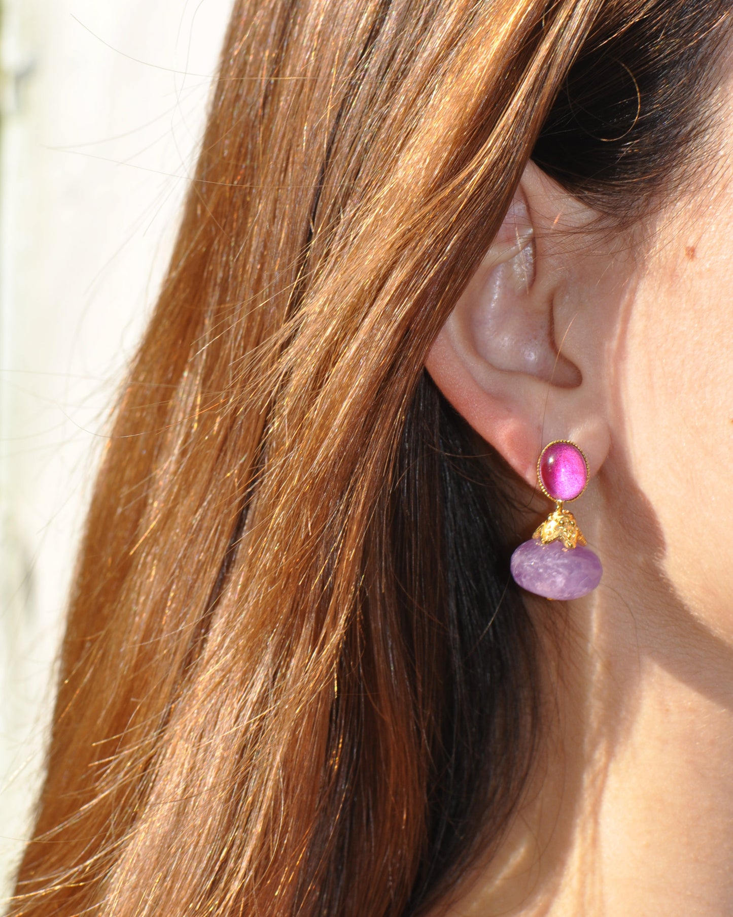 Milly Mauve Earrings