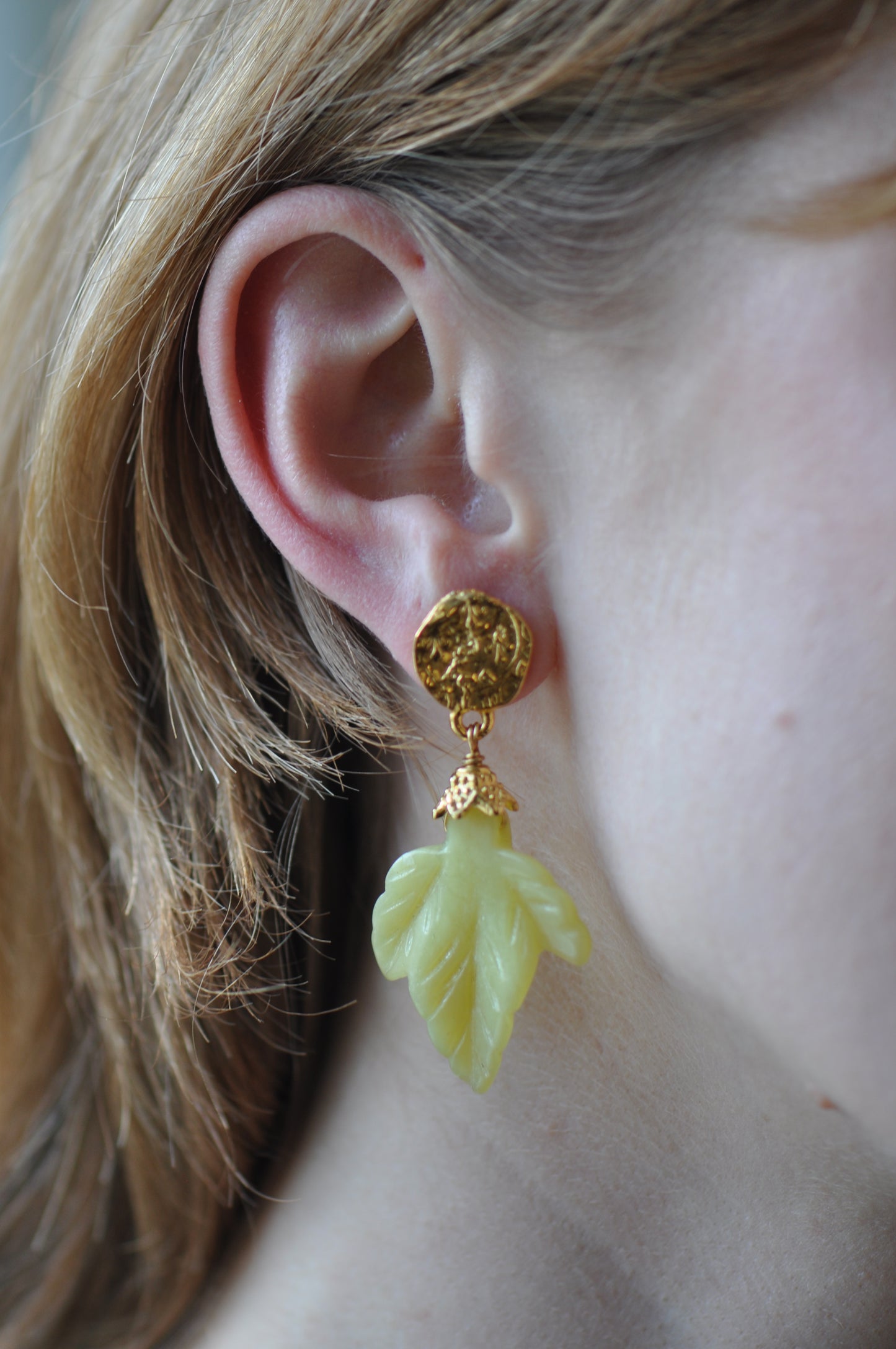 Lea Leaf Earrings