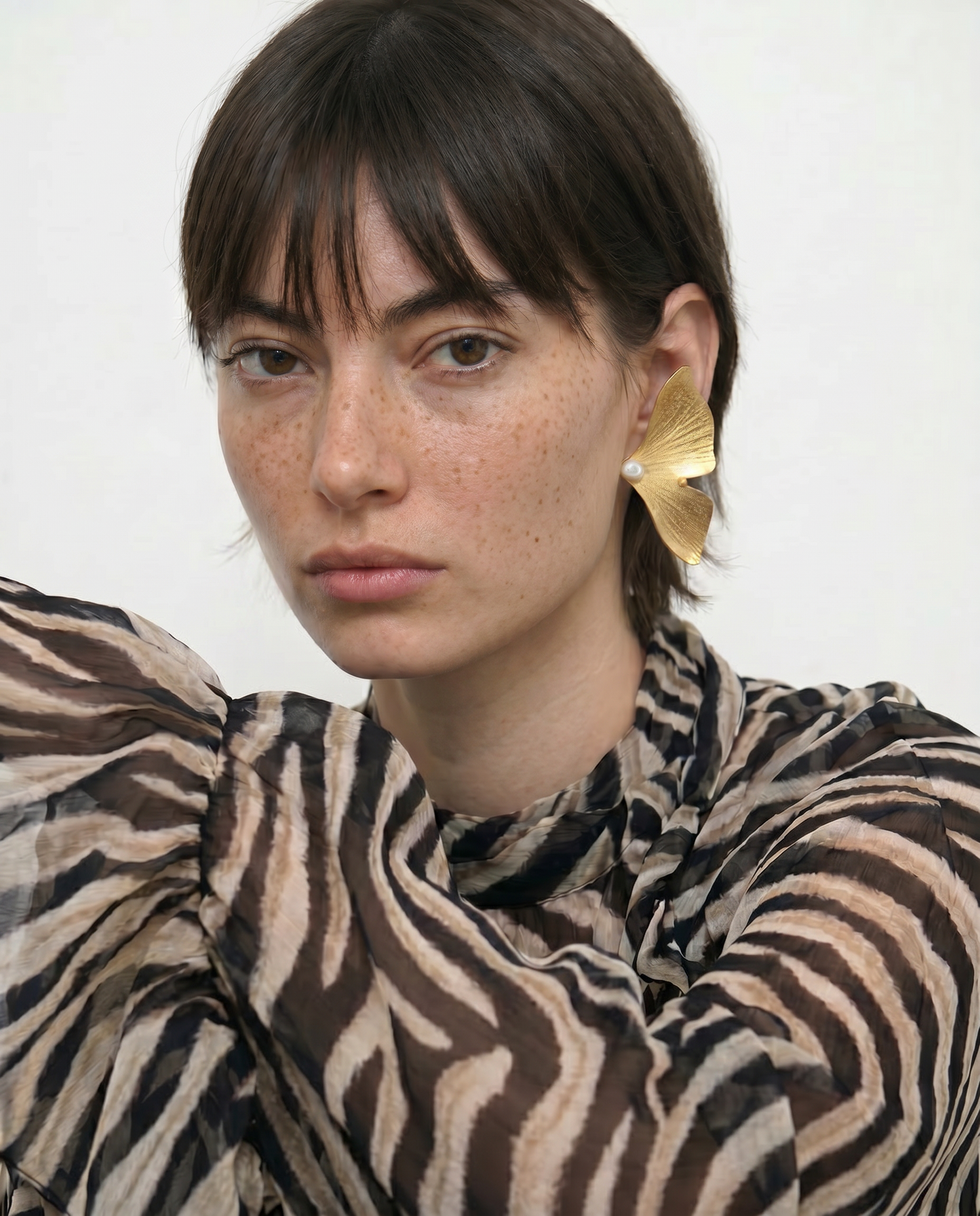 Ginkgo Butterfly Earrings