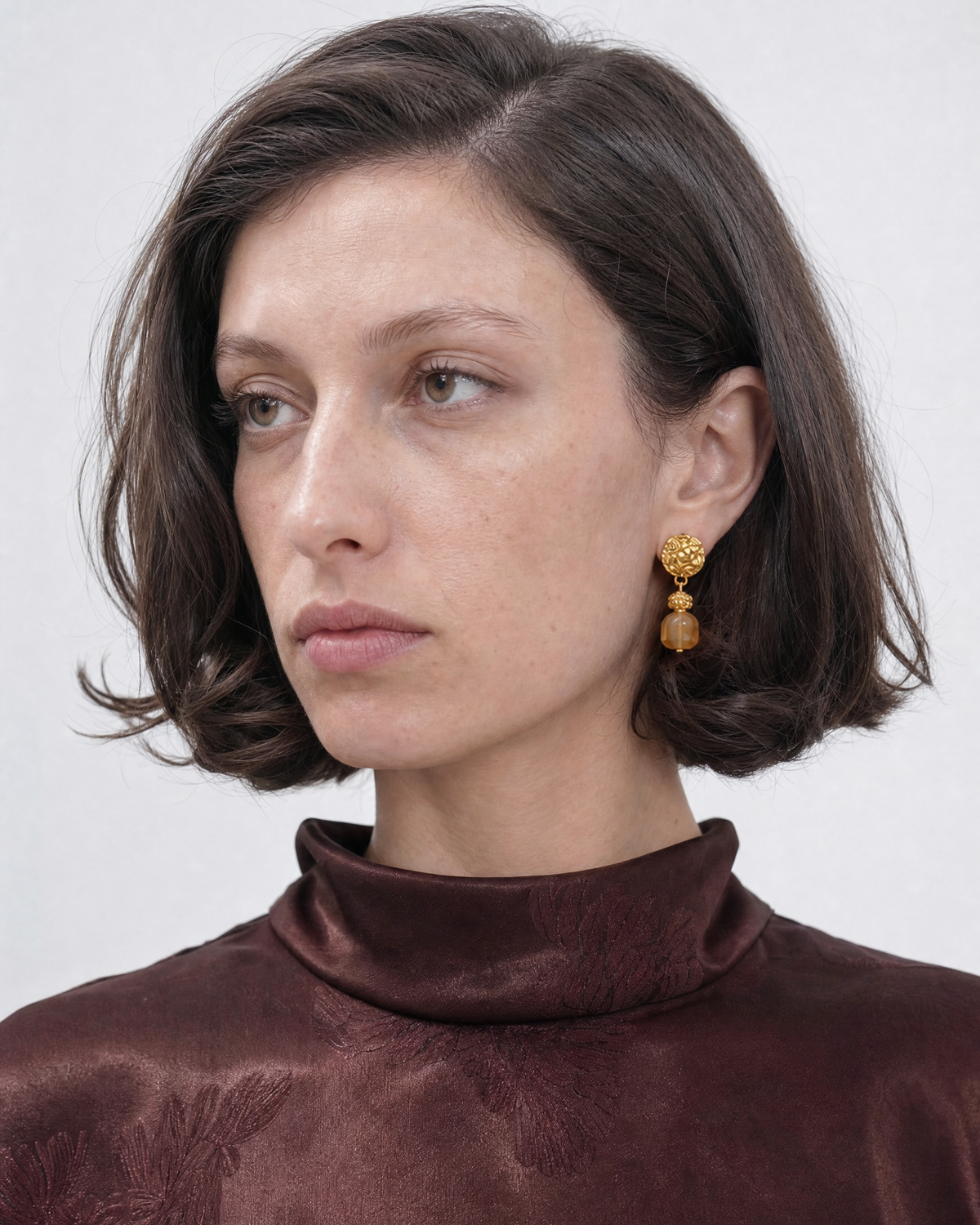 Mini Citrine Earrings