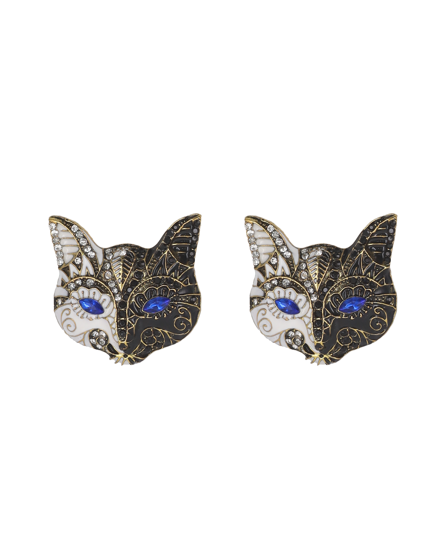 Venetian Cat Earrings