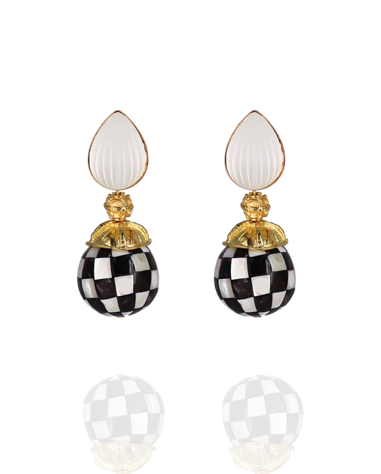 The Checkmate Earrings