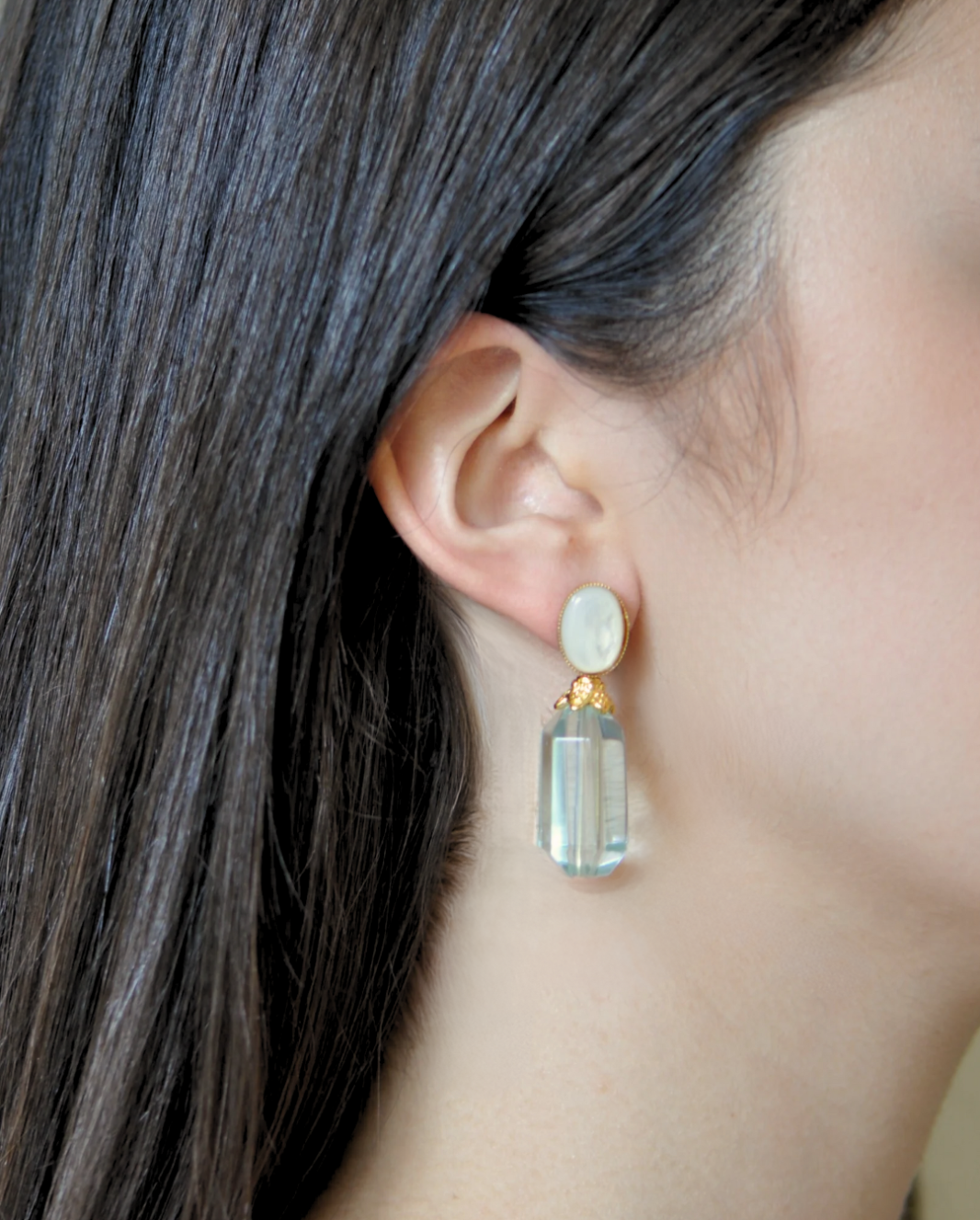 Aqua Earrings