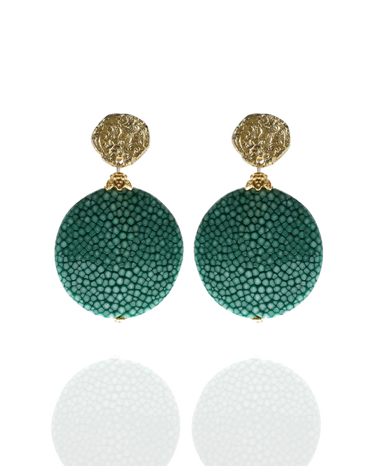 Isla Shagreen Earrings