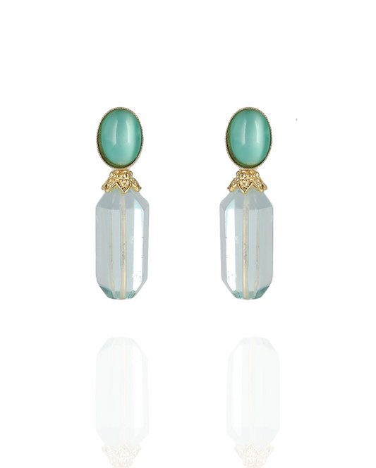 Aqua Earrings
