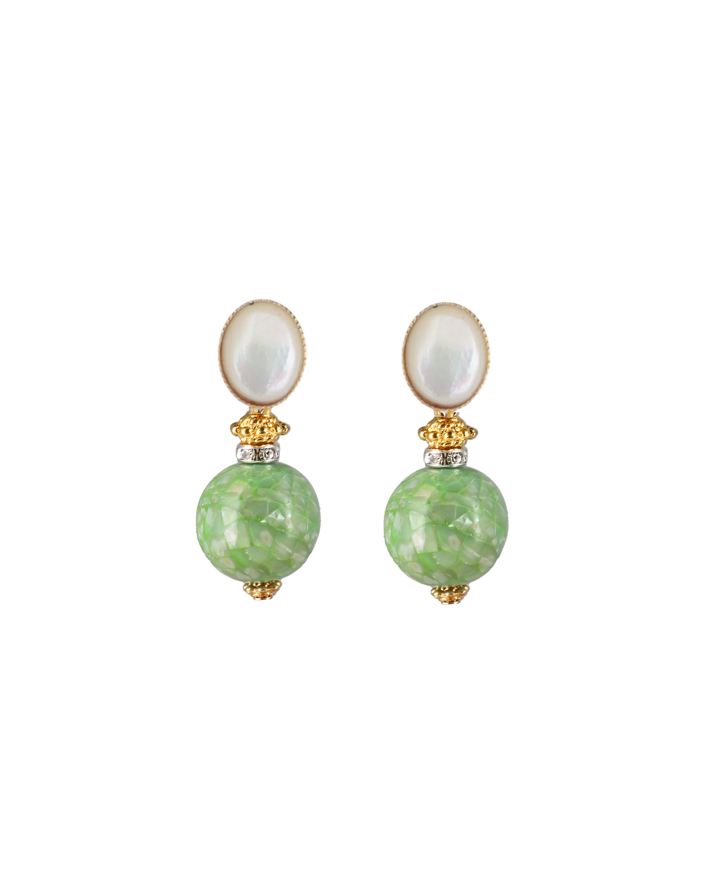 Evie Green Earrings
