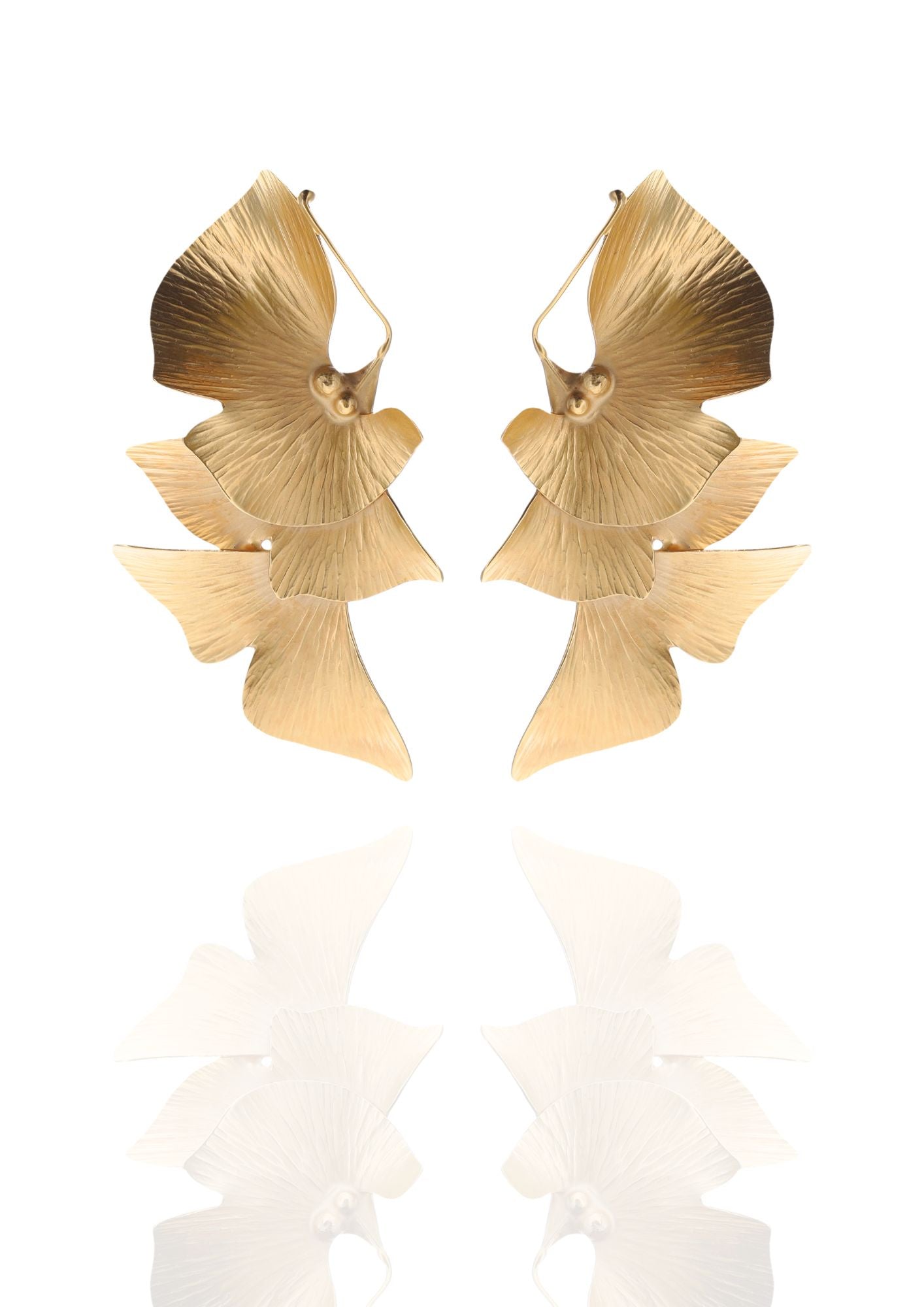 Ginkgo Leaf Bloom Earrings