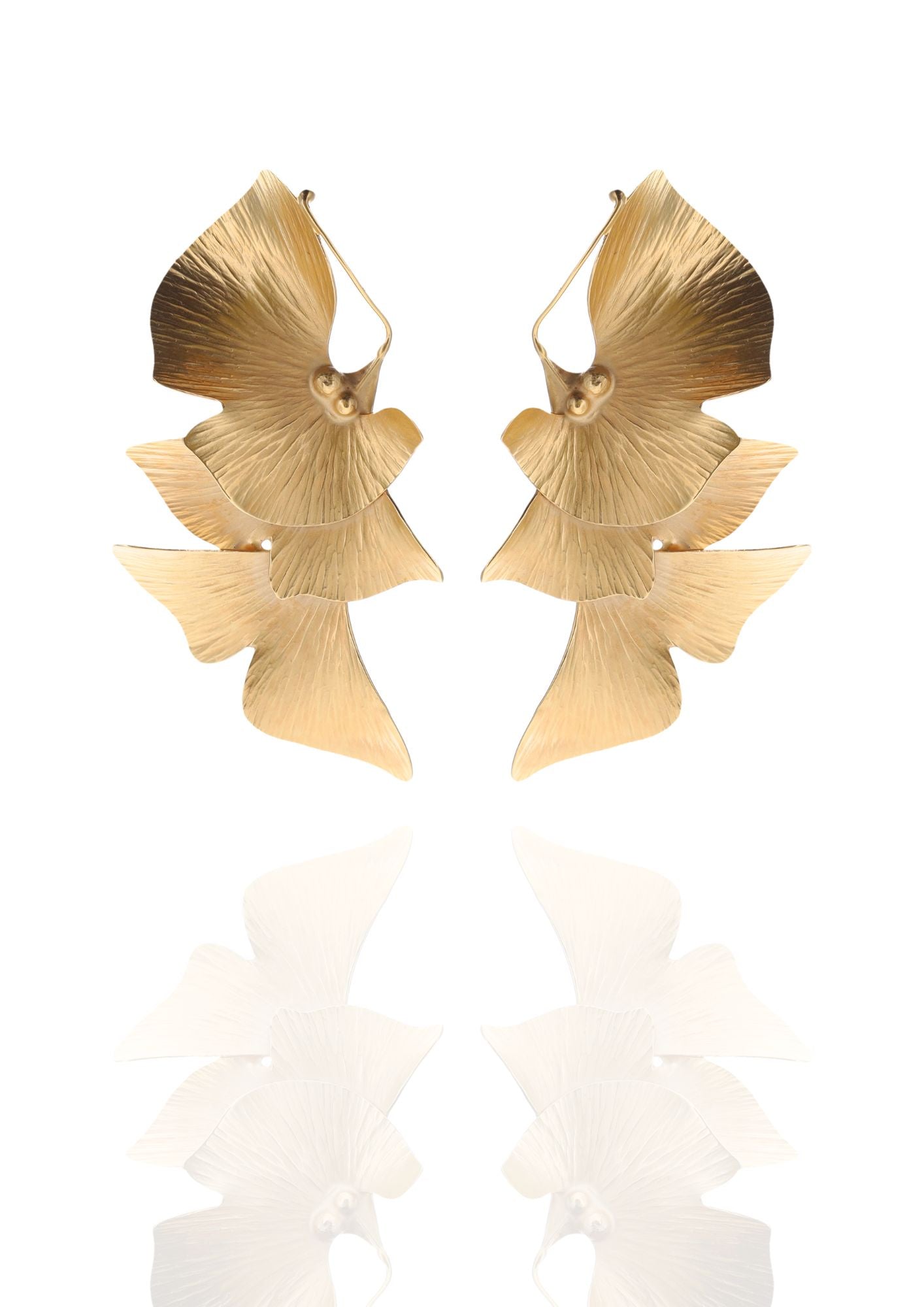 Ginkgo Leaf Bloom Earrings