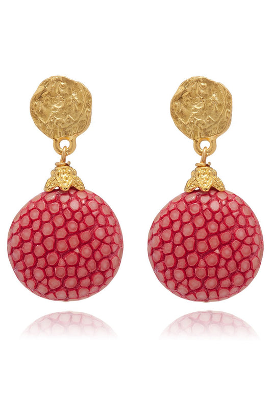 Kira Shagreen Earrings