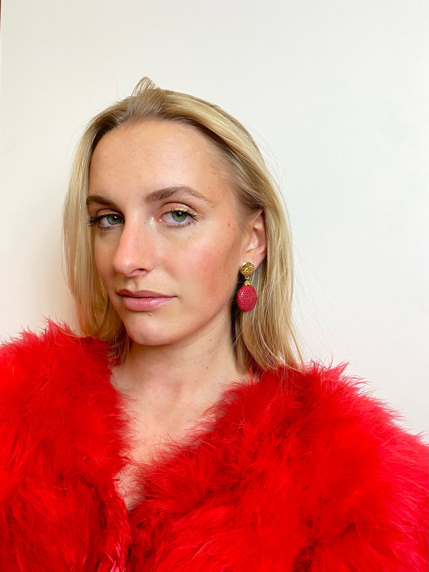 Kira Shagreen Earrings