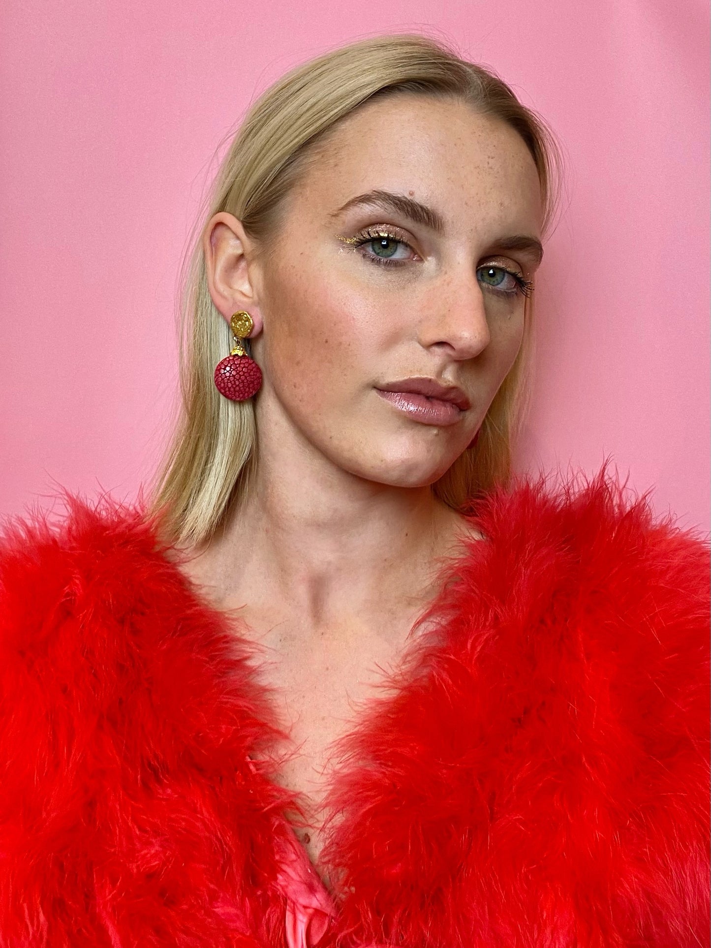 Kira Shagreen Earrings