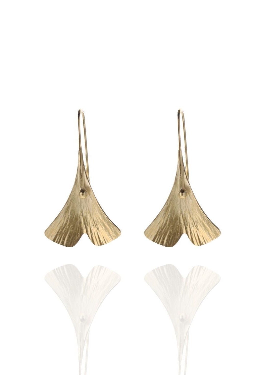 Ginkgo Mini Leaf Earrings