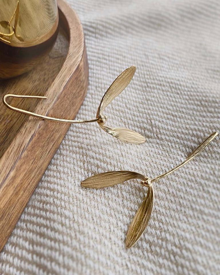 Mistletoe Hook Earrings
