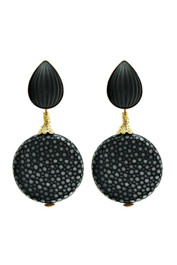 Shagreen Earrings
