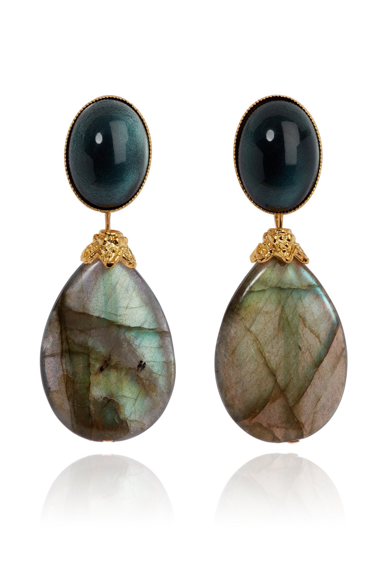 Linda Labradorite Earrings