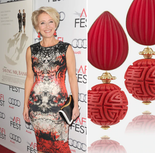 Emma Thompson wearing Laurence Coste at Saving Mr. Banks AFI FEST Premiere