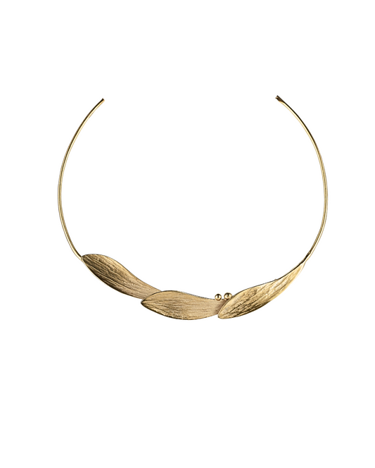 Ginkgo Olive Leaves Necklace