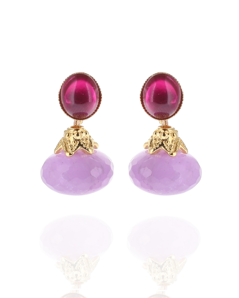 Milly Mauve Earrings