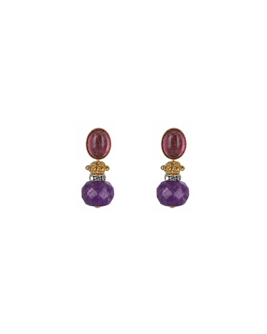 Mini Mauve Earrings