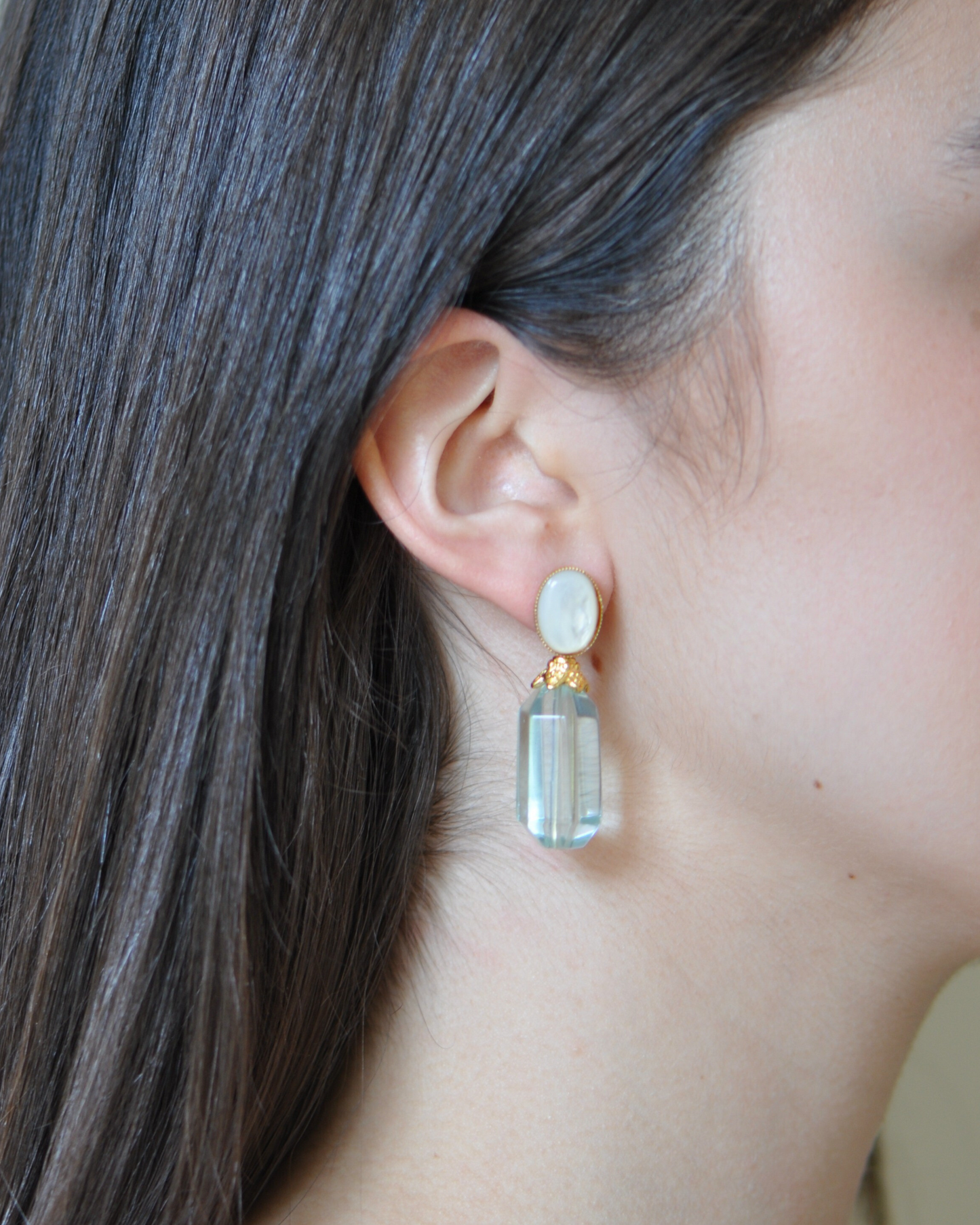 Aqua Earrings