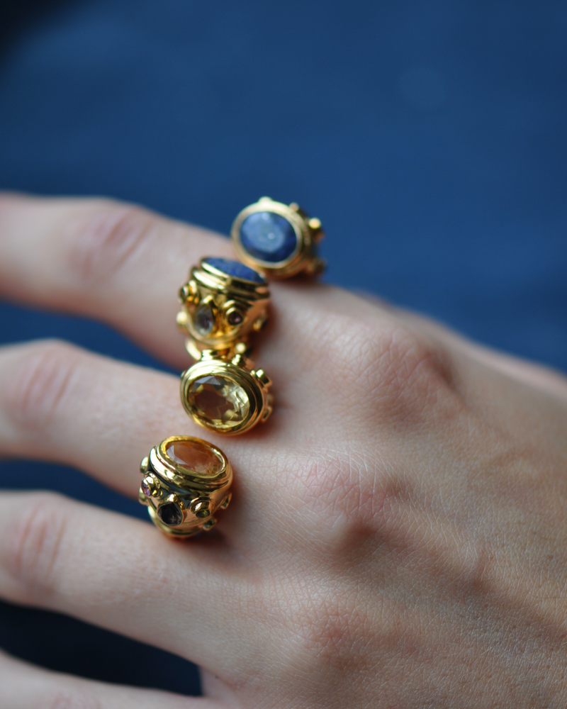 Ottoman Mixed Stones Rings