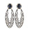 Silver with Black Stone