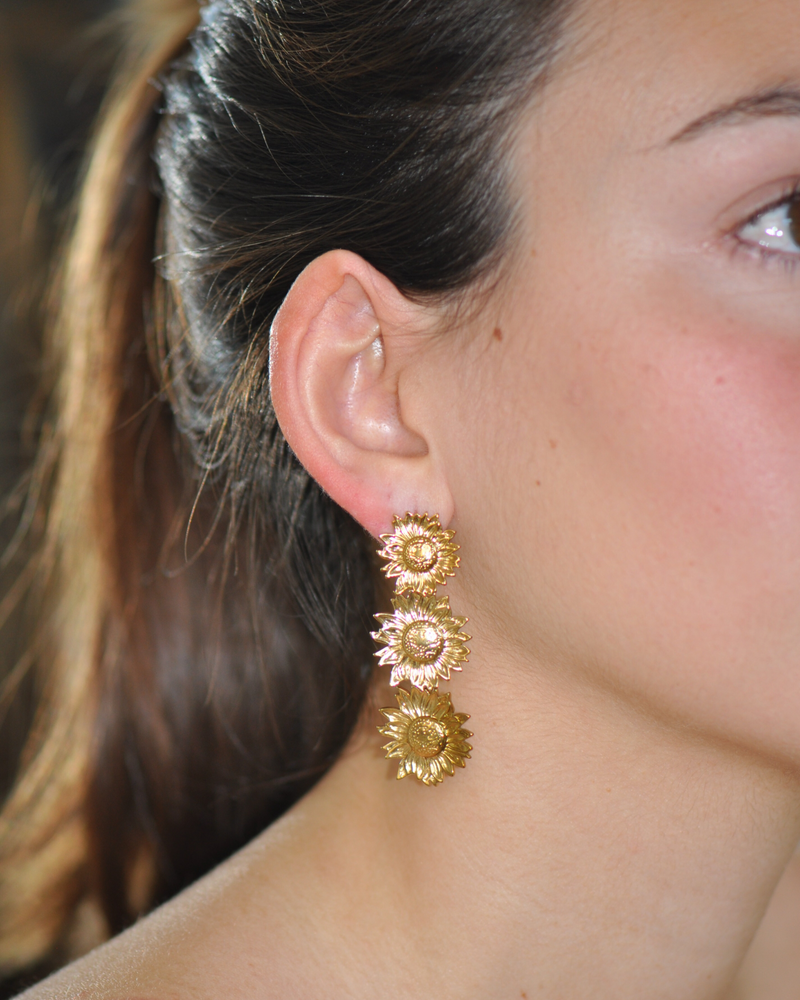 Sunflower Earrings
