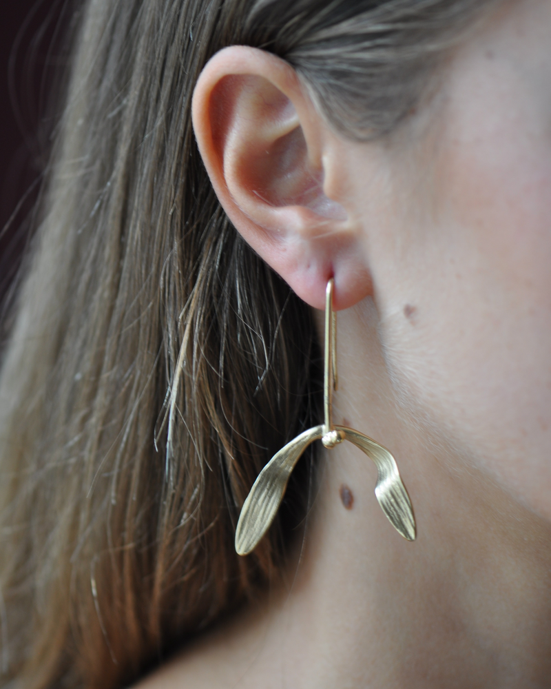 Mistletoe Hook Earrings