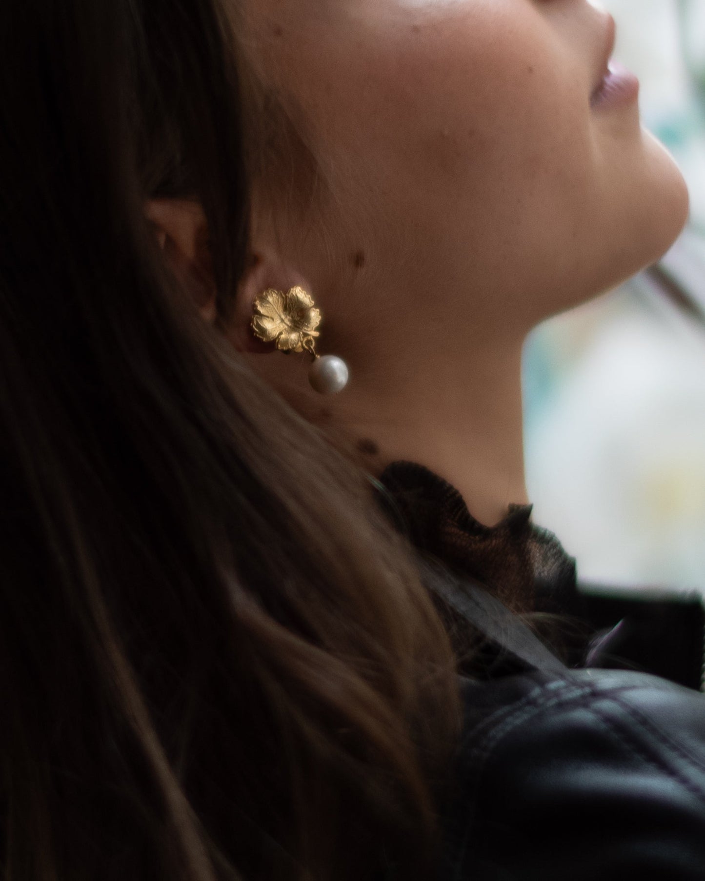 Fleur Pearl Earrings