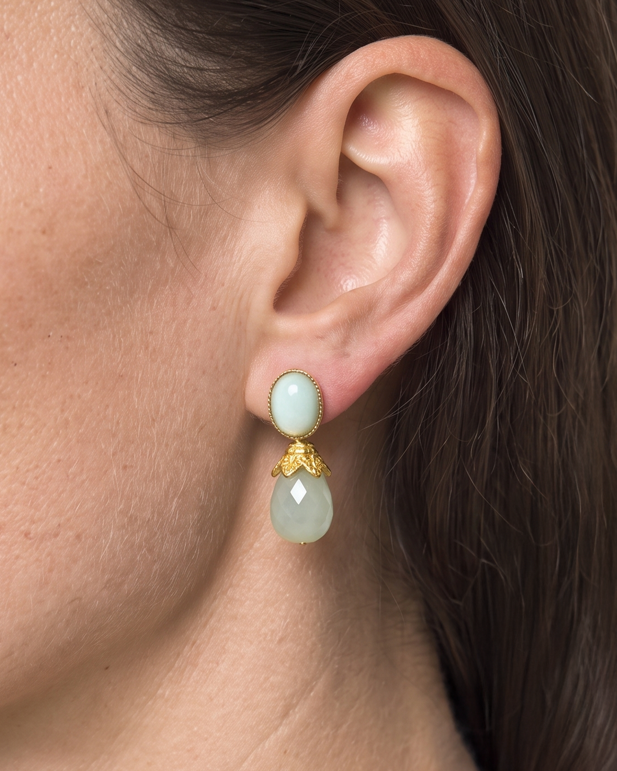 Mai Aqua Earrings
