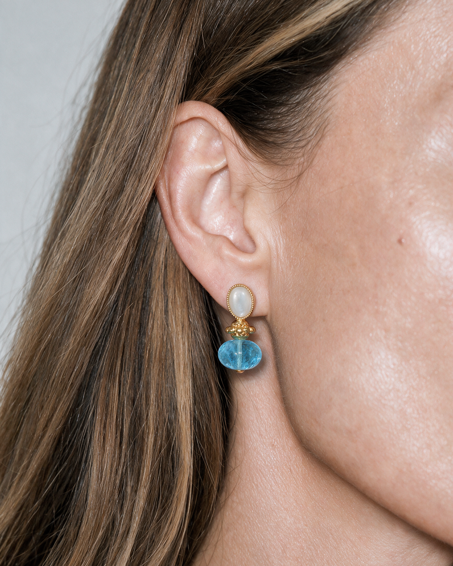 Mini Bright Turquoise Earrings
