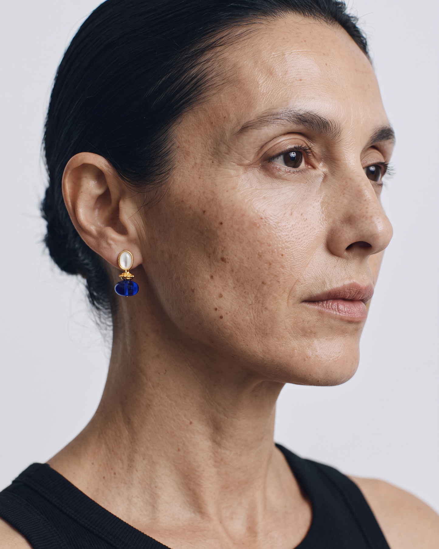 Mini Murano Sapphire Earrings