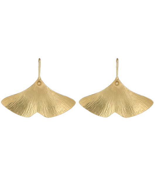 Ginkgo Fan Earrings
