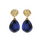 Blue with Black