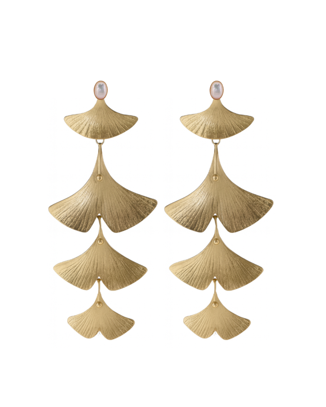 Ginkgo Cascading Earrings