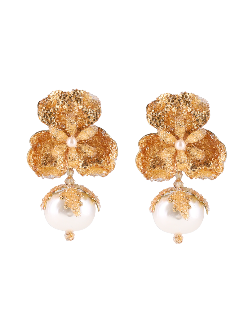 Colette Earrings with Pearl
