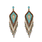 Light Brown & Turquoise