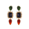 Marbled Green Agate, Lapis & Amber