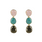 Soft Pink, Turquoise & Malachite