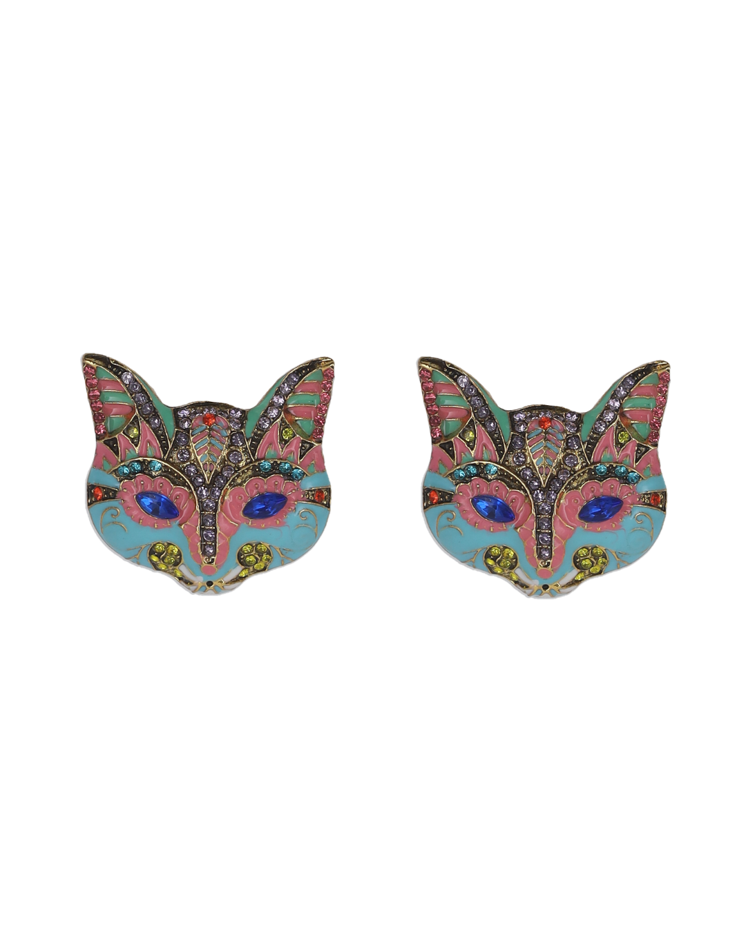 Venetian Cat Earrings