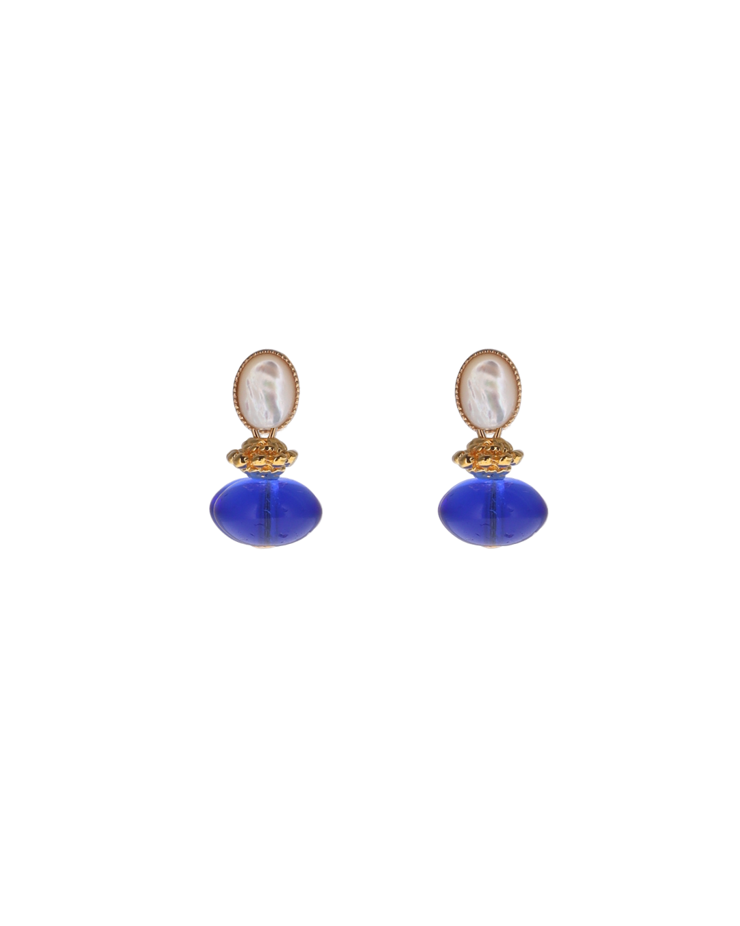 Mini Murano Sapphire Earrings
