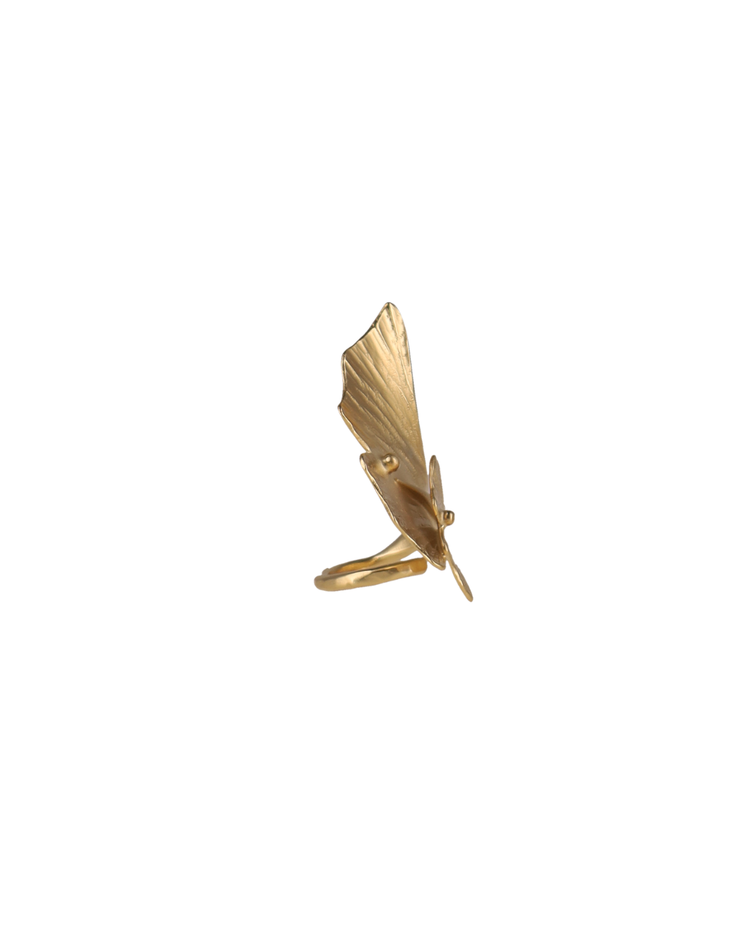 Ginkgo Small Double Leaf Ring