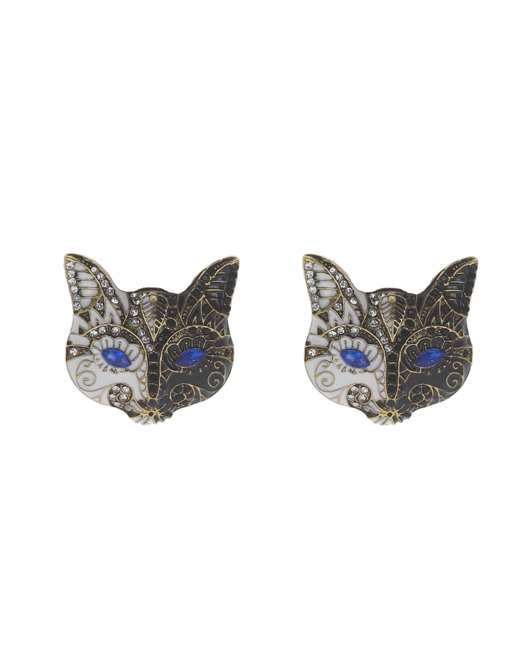 Venetian Cat Earrings