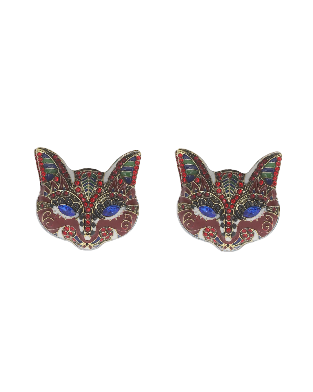 Venetian Cat Earrings